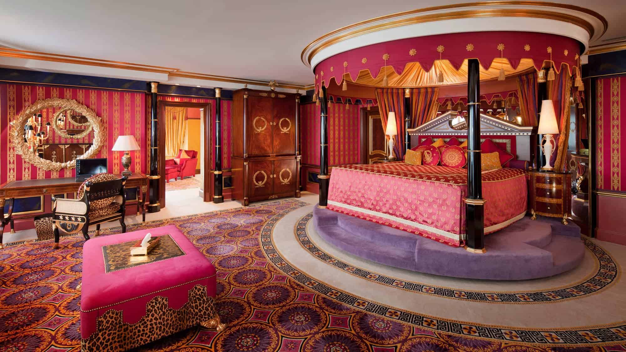The Royal Suite at Burj al Arab Dubai Bedroom