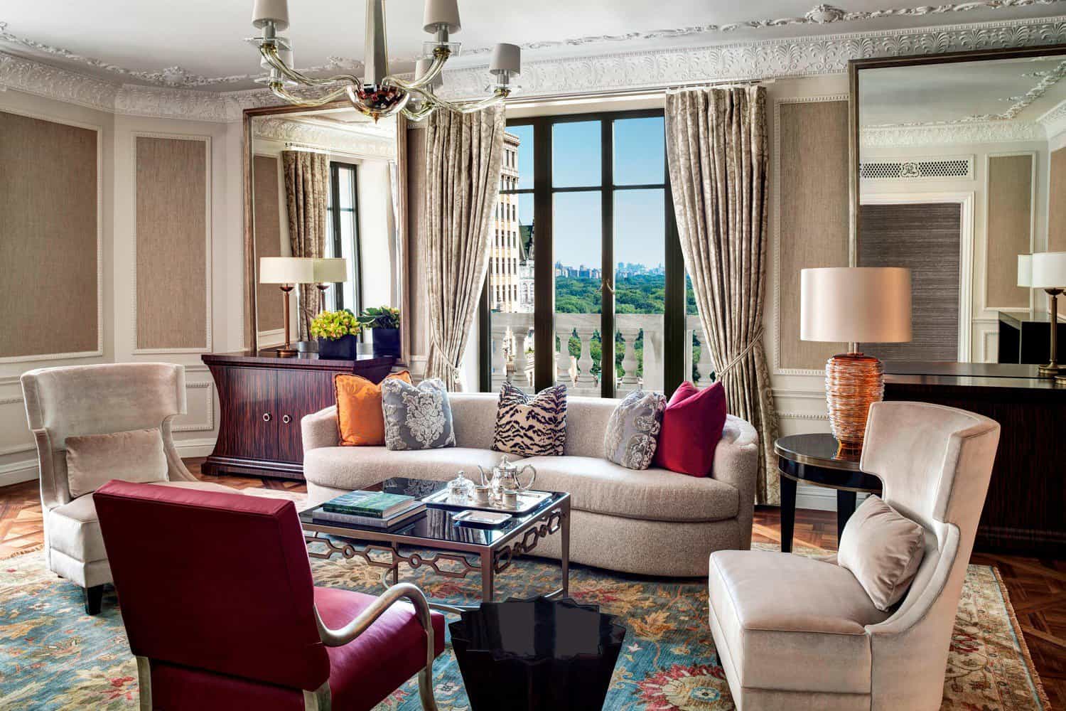 The Presidential Suite at The St. Regis New York Living Room