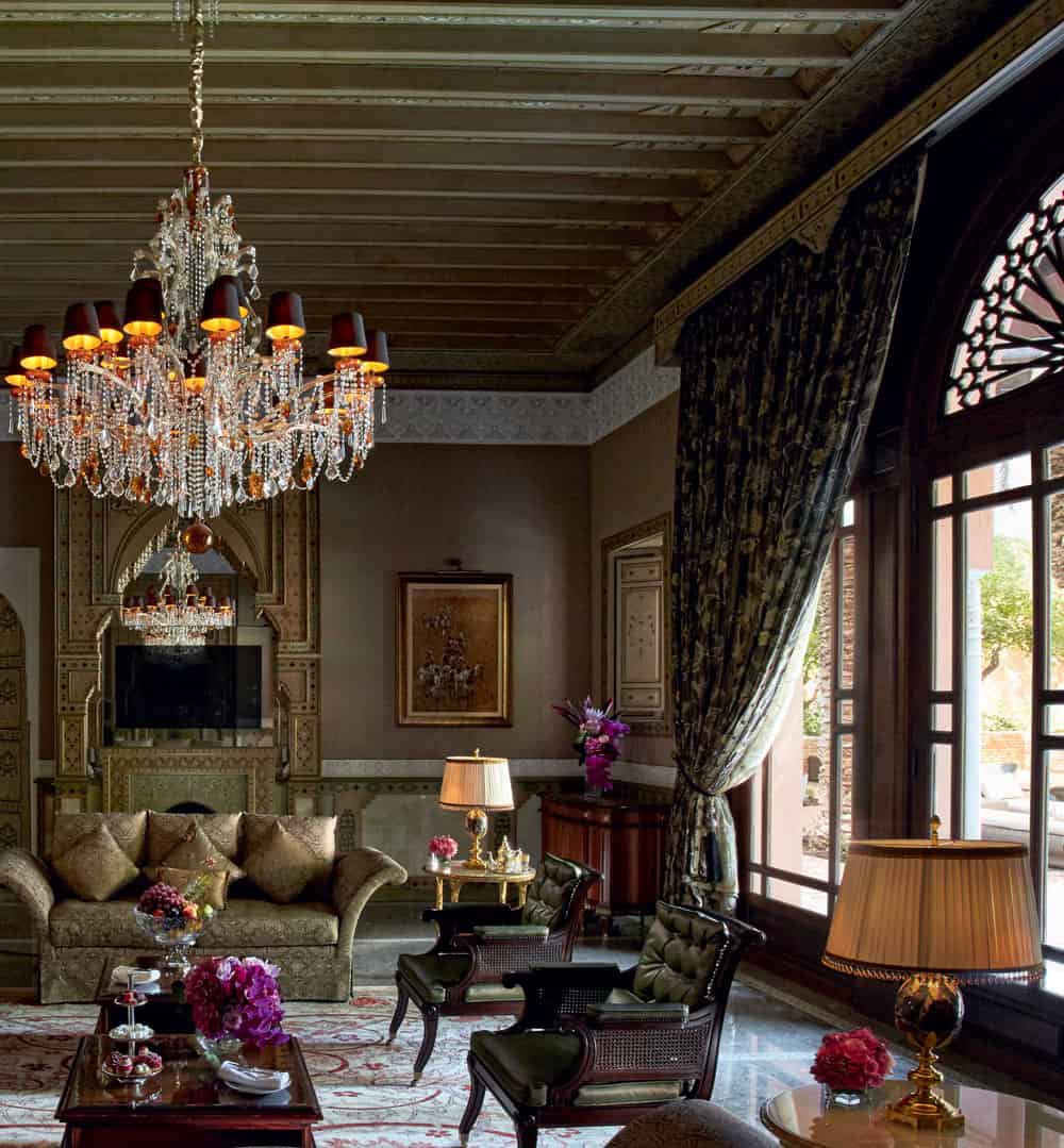The Grand Riad at Royal Mansour, Marrakech living area