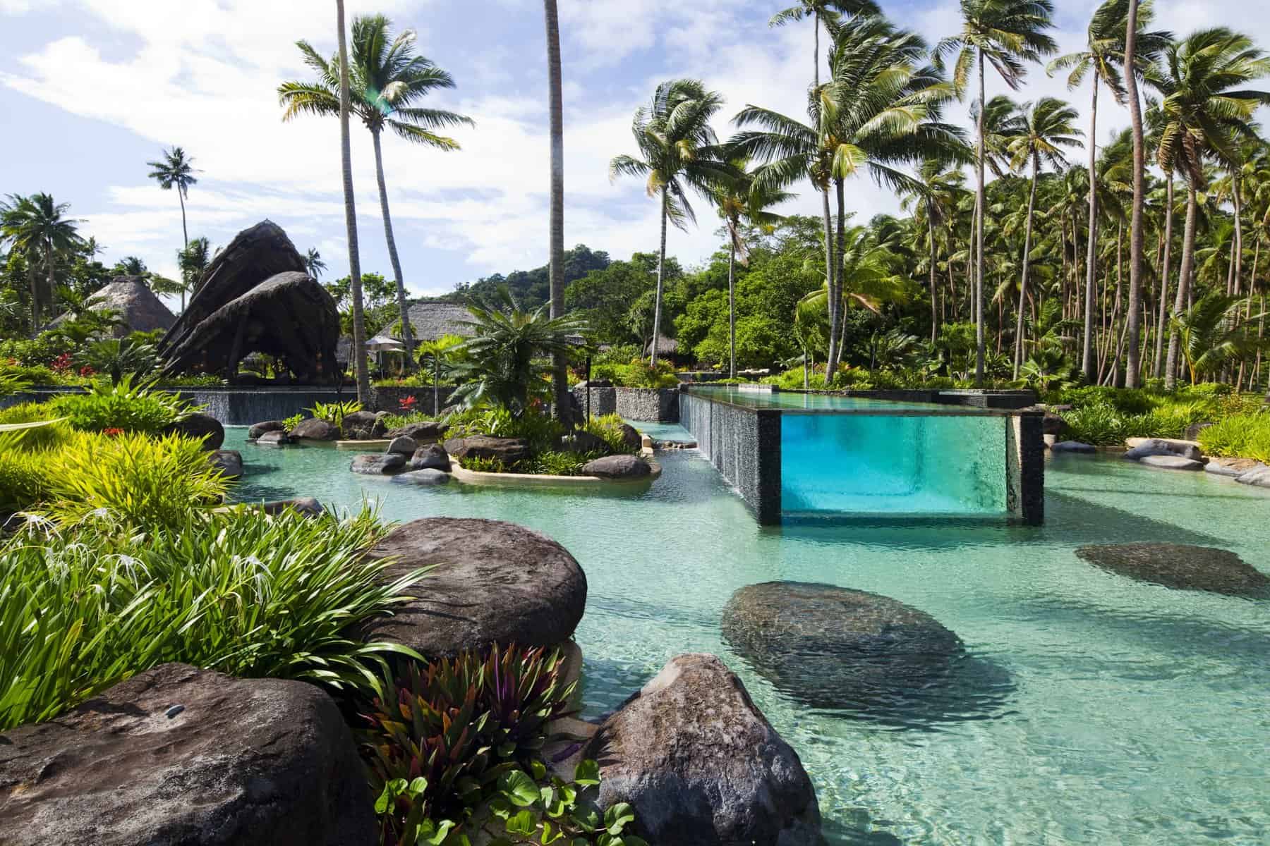 Delana Hilltop Estate at Laucala Island Fiji pool