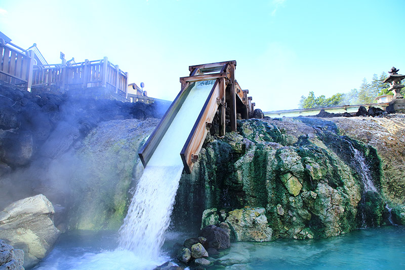 Kusatsu Onsen hot springs in Japan