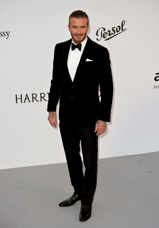 David Beckham in formal wear
