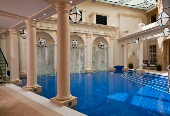 The Gainsborough spa hotel UK swimming pool