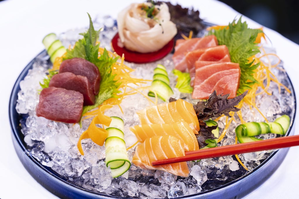 sashimi platter