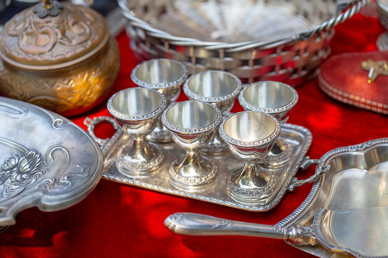 A beautiful selection of antique silverware