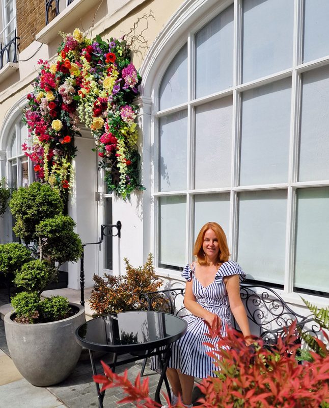 The beautiful Errol Douglas salon in Belgravia