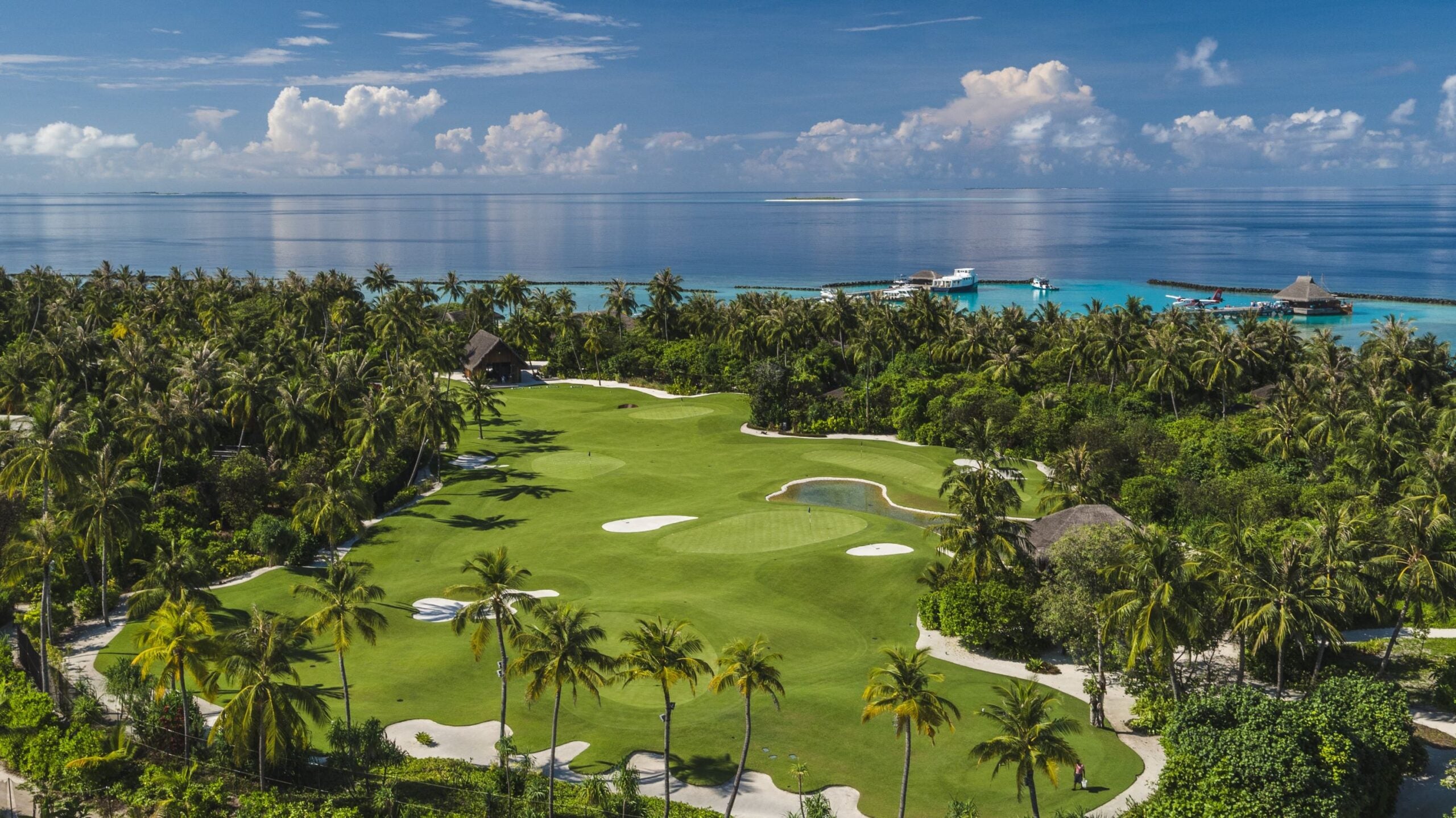 Velaa Private Island golf course 