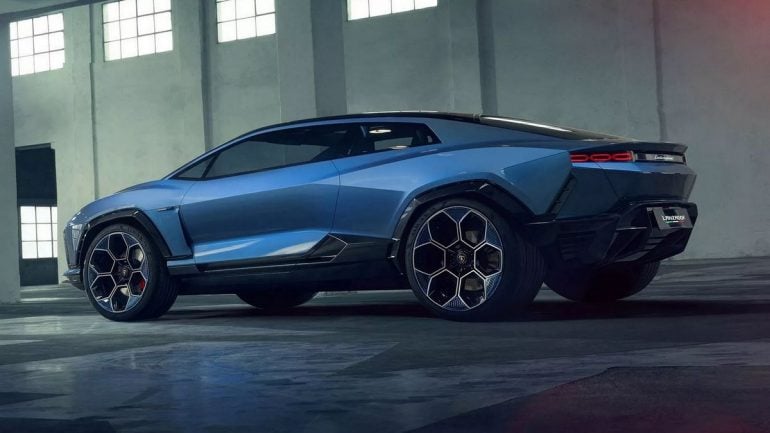 Lamborghini Lanzador - чисто электрический концепт 2+2 grand tourer мощностью 1341 л.с.