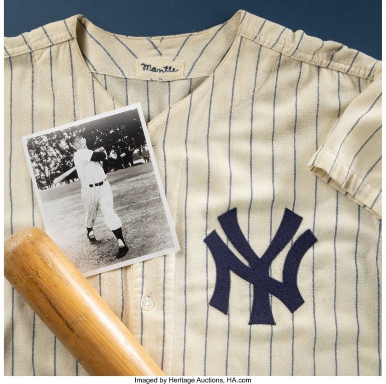 Эта футболка Микки Мэнтла 1958 года побила все рекорды