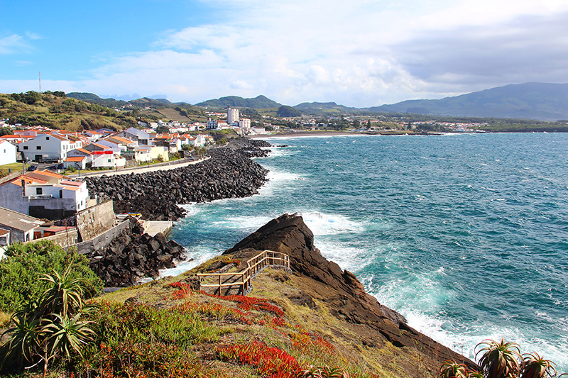 Militias beach (Praia das Milicias) near Ponta Delgada, Sao Miguel island