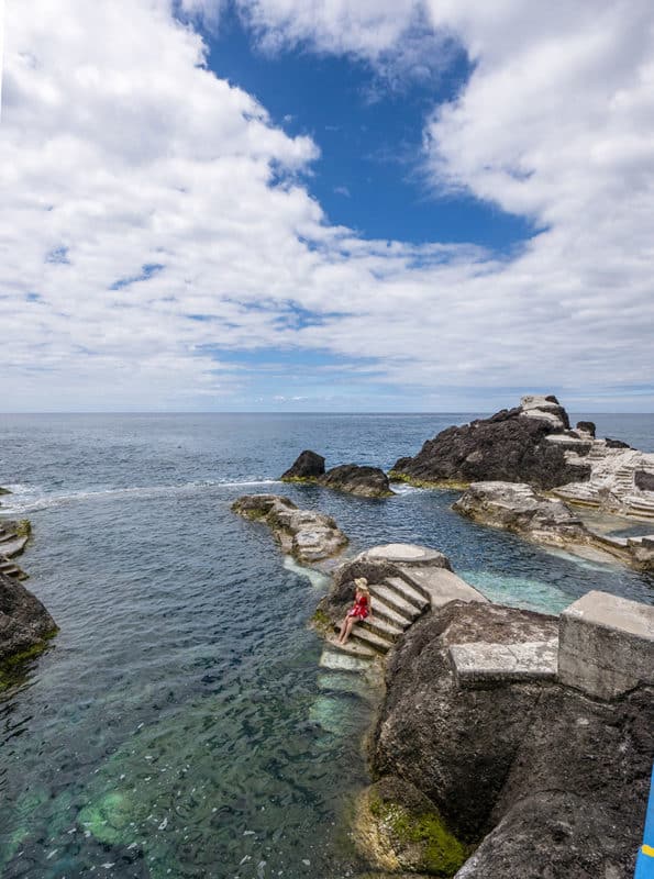 Funchal natural rock pools, Madeira