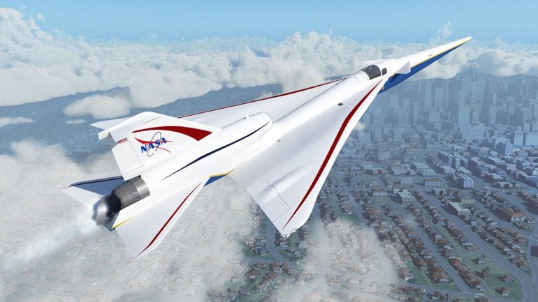 НАСА совместно с компанией Boeing разрабатывает сверхзвуковой самолет