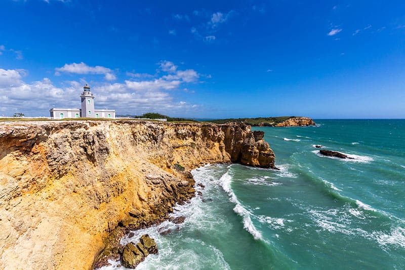 The lighthouse at Cabo Rojo, Puerto Rico