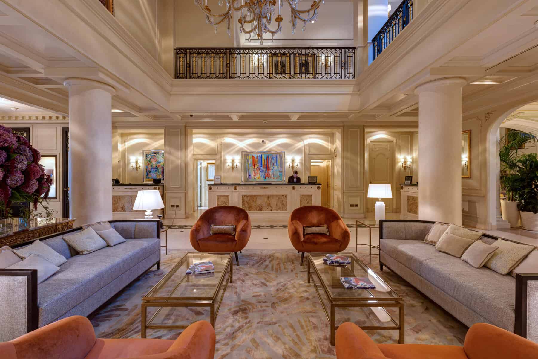 Hotel Hermitage Monte Carlo lobby