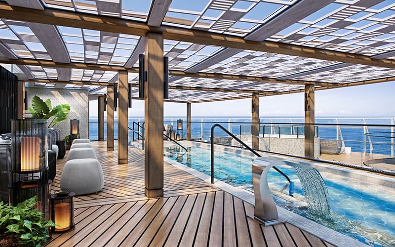 Aquamar Spa + Vitality Center on board Oceania Cruises Vista