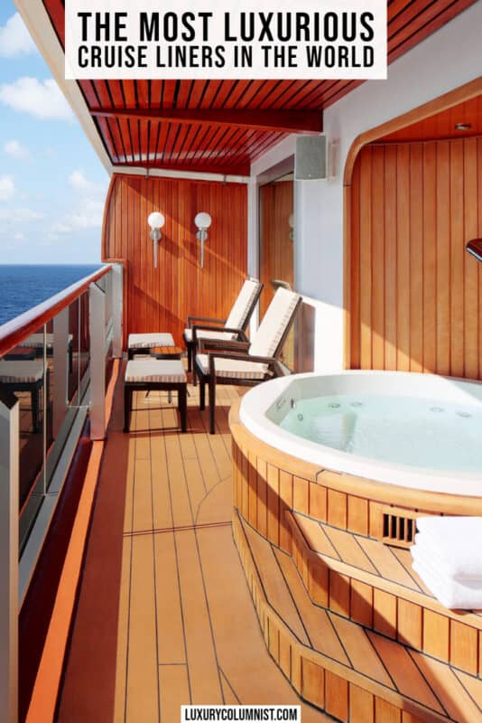 The finest luxury cruise lines worldwide