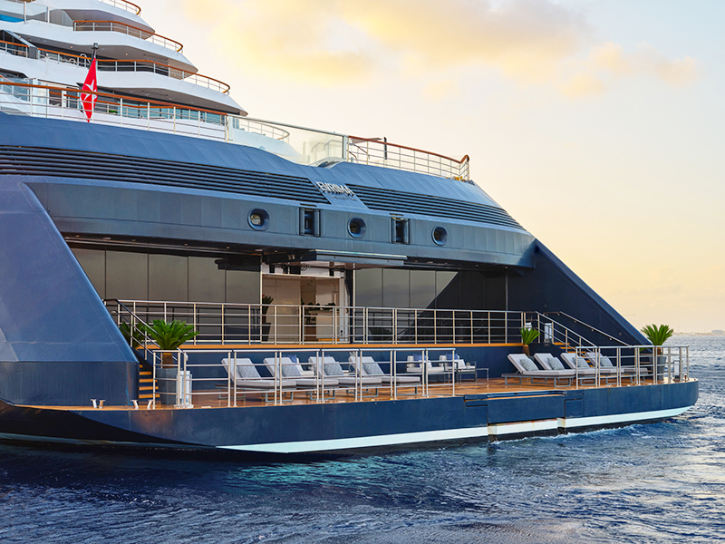 The Ritz-Carlton Yacht Collection marina