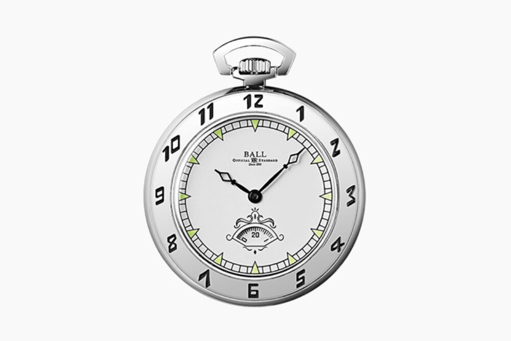 Карманные часы Ball Trainmaster Secometer