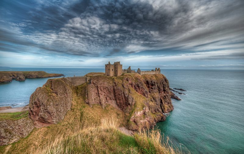 Dunnottar Castle near Aberdeen in Scotland