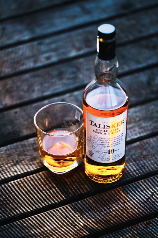 Talisker single malt Scotch whisky