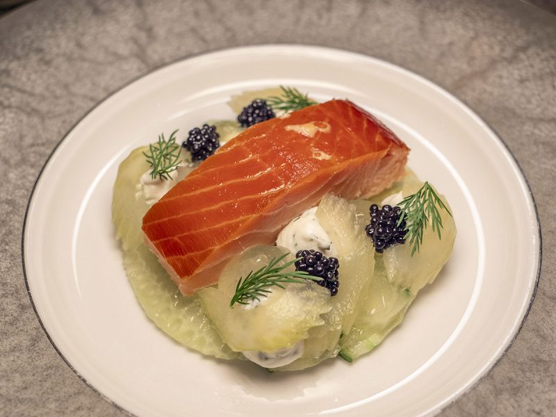 Потрясающее блюдо из шотландского лосося