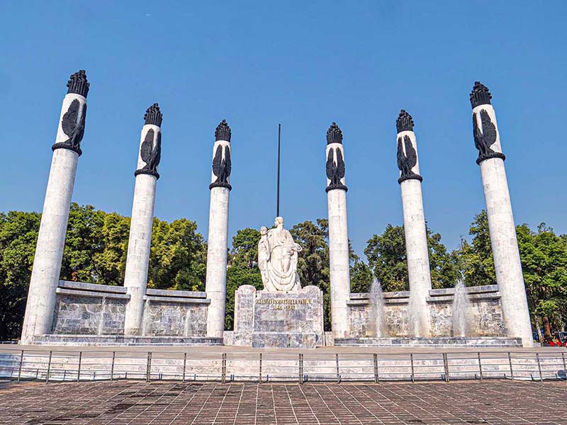 Most beautiful cities in the world - Ninos Heroes Monument in Chapultepec Park, Mexico City