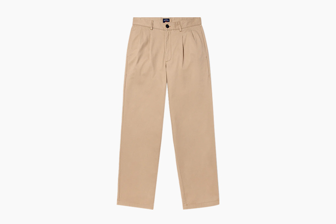 Noah NY Twill Double Pleat Pant