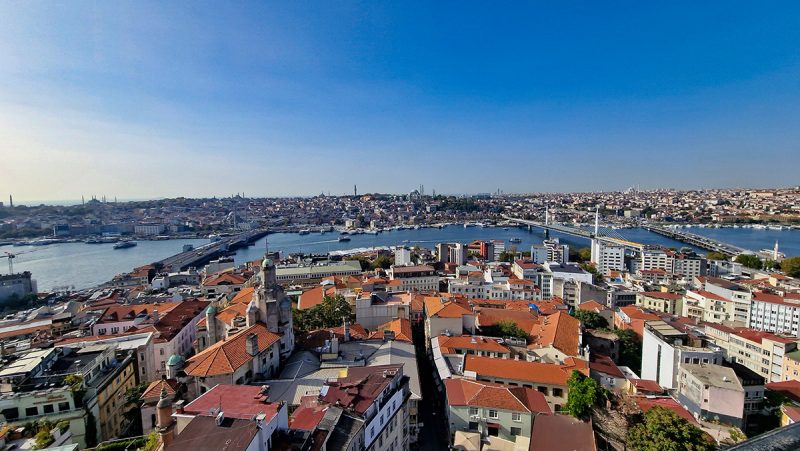 View of the Bosphorus from Galata Tower