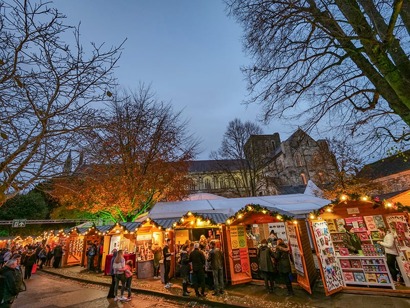 Winchester Christmas Market in Hampshire, UK | #winchester | #hampshire | #christmasmarket