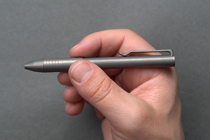 РУЧКА BIG IDEA DESIGN TITANIUM POCKET PRO PEN 2