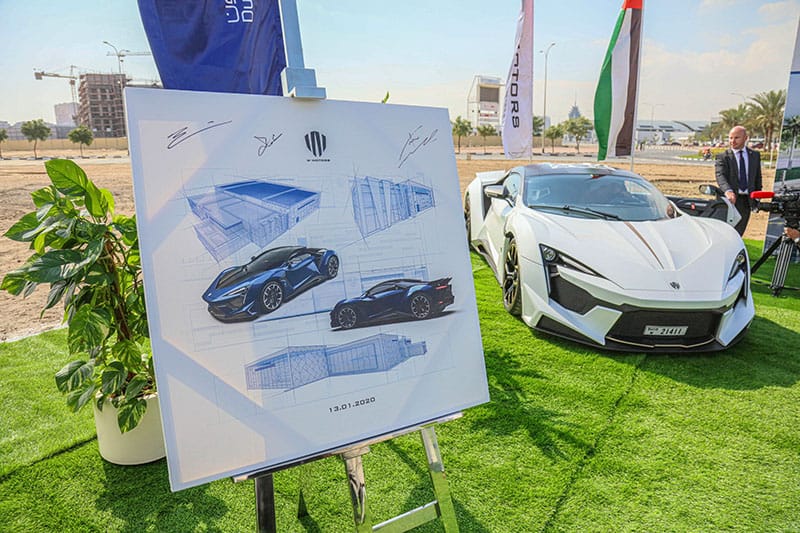 W Motors automotive facility and the Fenyr SuperSport