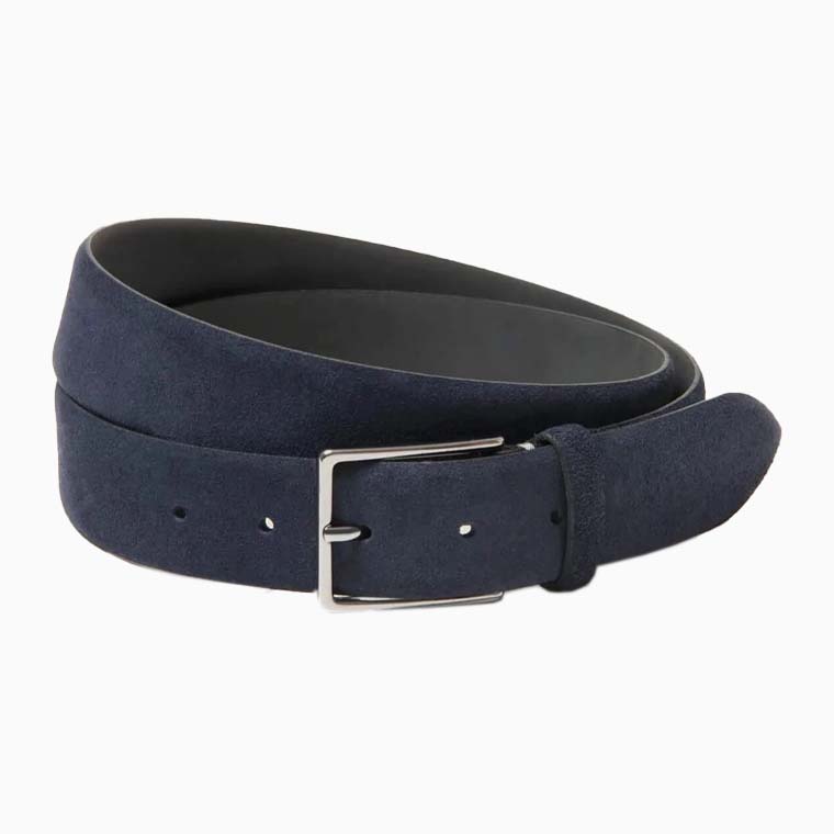 best luxury gift men ideas him luca faloni classic suede belt - Luxe Digital