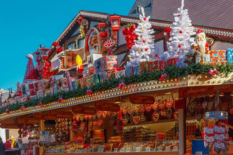 Christmas souvenirs in Strasbourg, Alsace, France