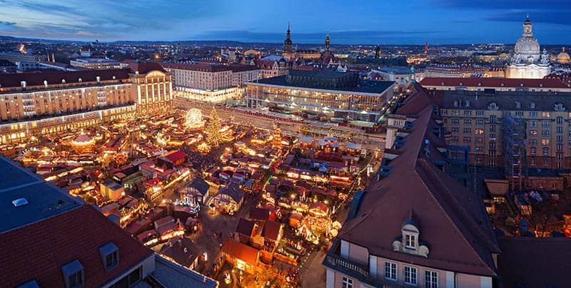 The Christmas Market in Dresden, Germany