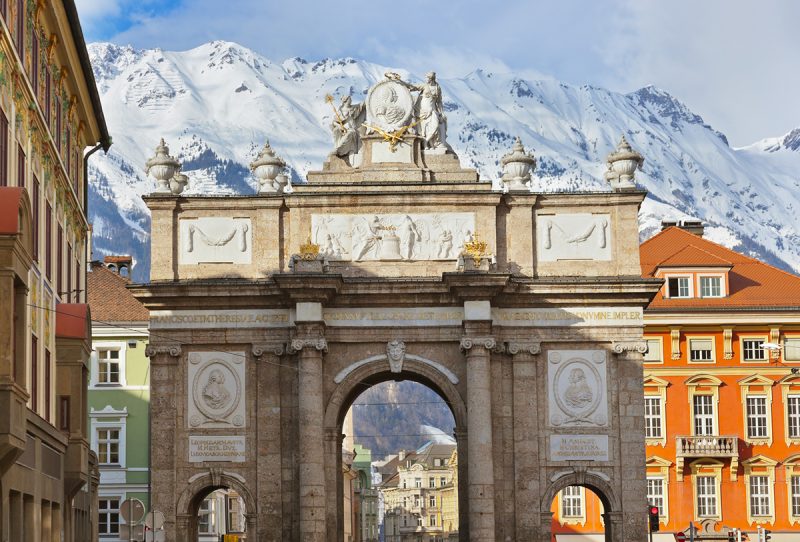 Triumph Arch in Innsbruck Austria