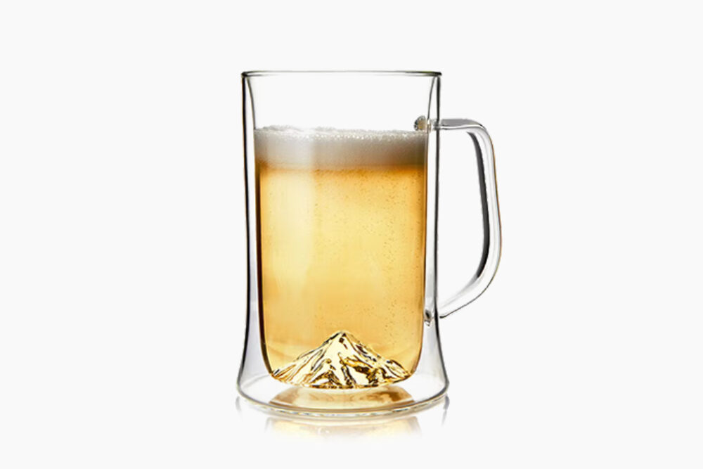 Whiskey Peaks Double Wall Beer Stein