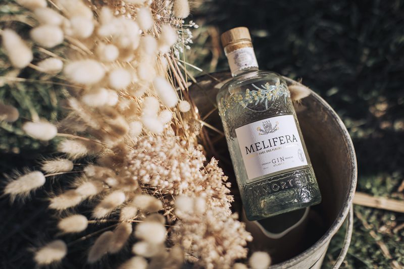 Premium gin brands - Melifera organic gin from France