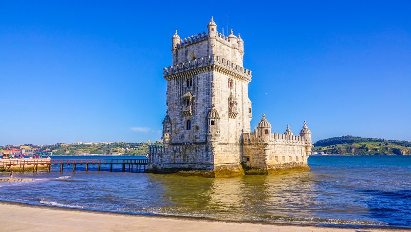 The Tower of Belem in Lisbon, Portugal