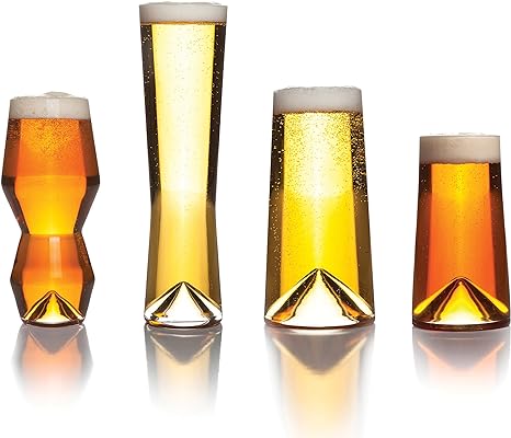 Beer tasting glass set