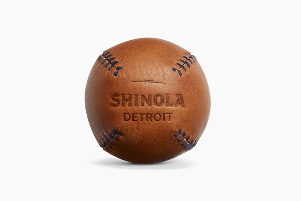 Shinola Leather Baseball