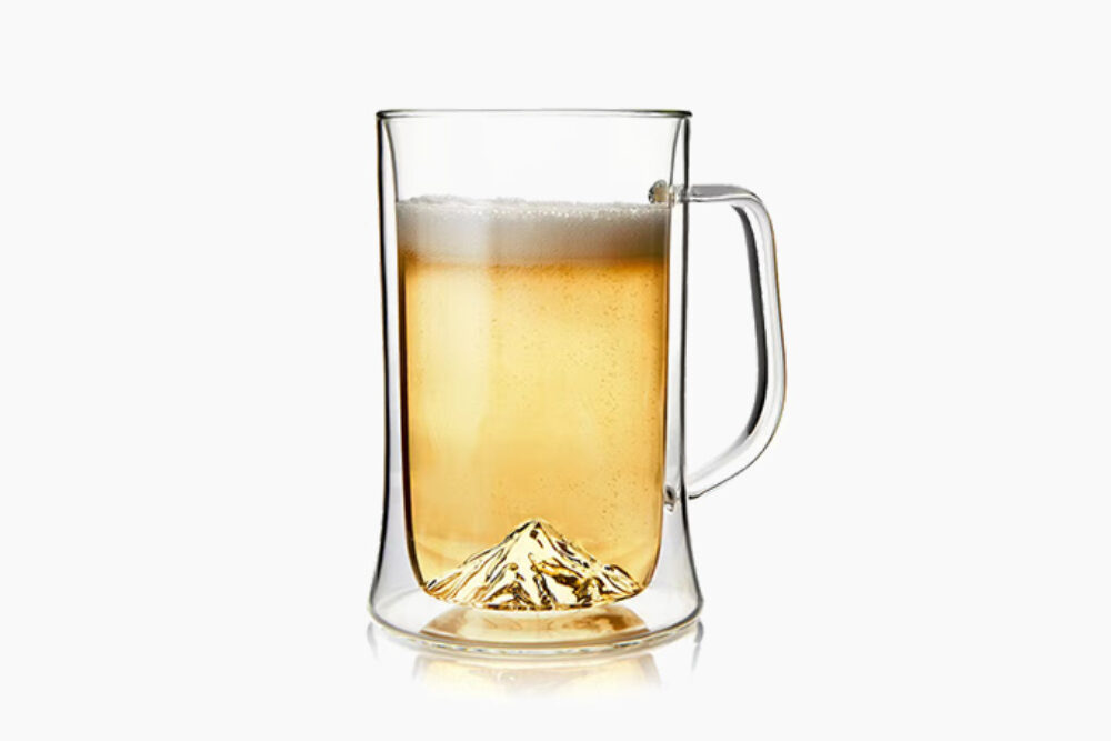 Whiskey Peaks Double Wall Beer Stein