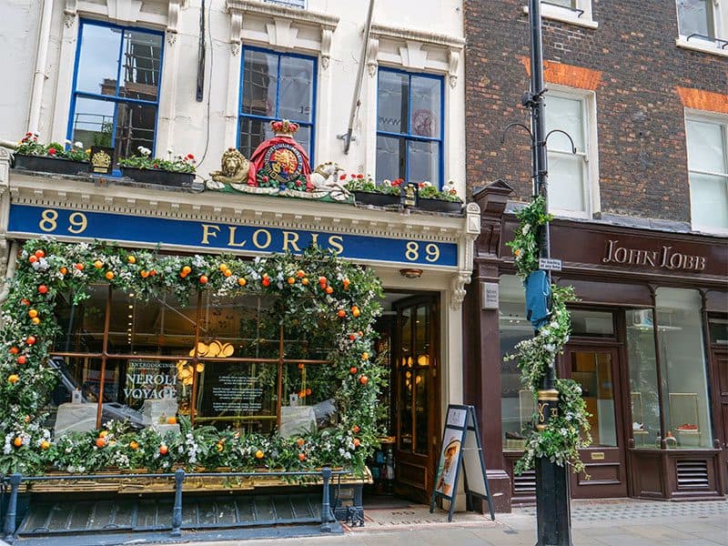 Jermyn Street is one of the most famous London streets