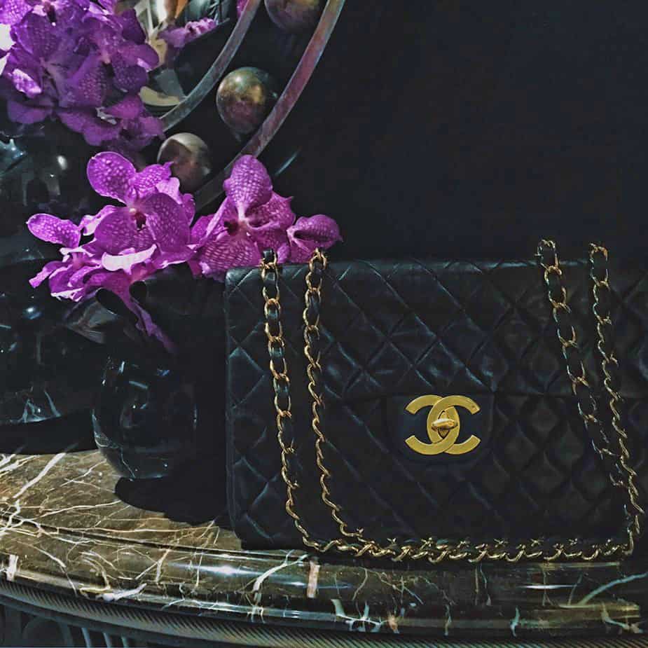 Black Chanel Classic Handbag