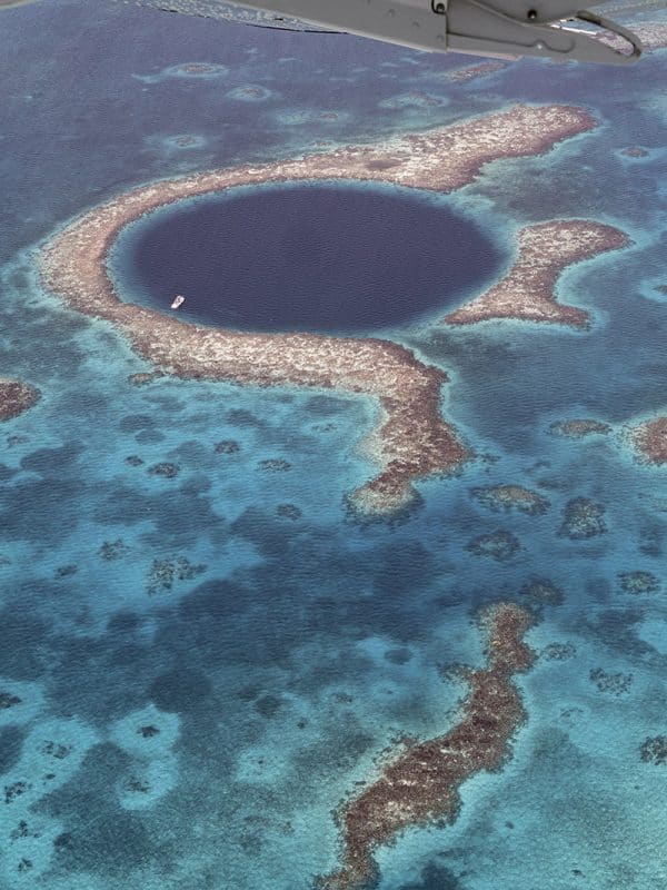 The Great Blue Hole in Belize