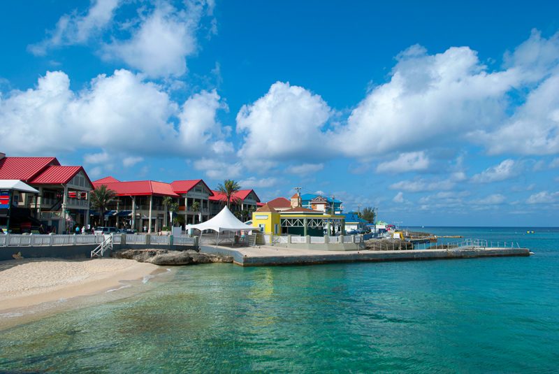 George Town port on Grand Cayman in the Cayman Islands - best Caribbean cruise ports