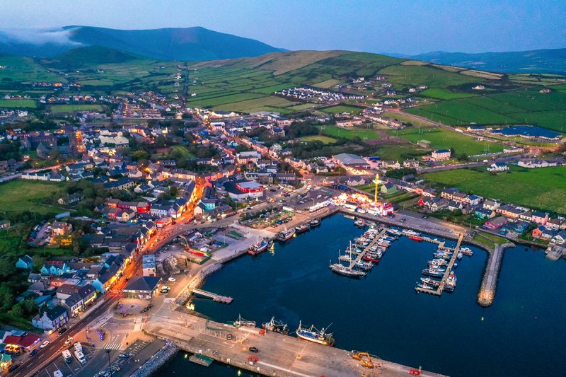 Aerial view of the Dingle Peninsula