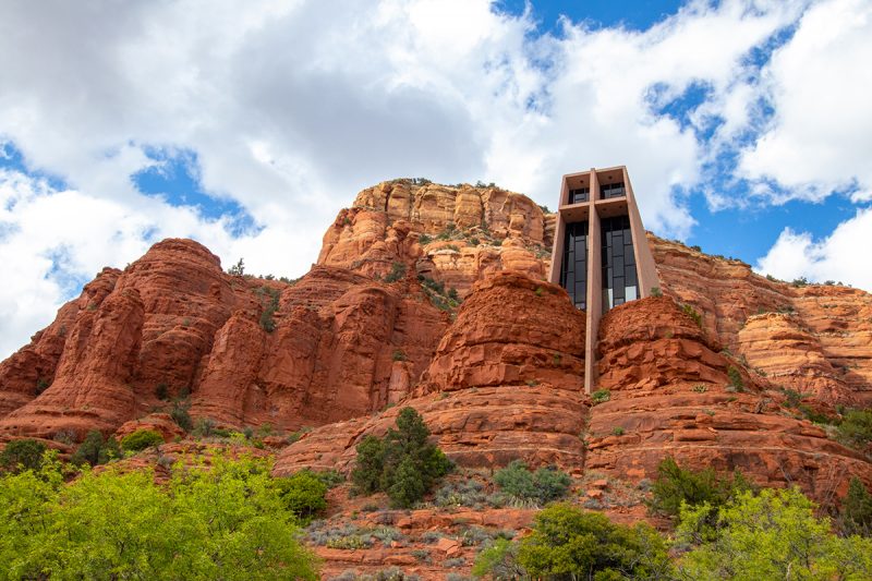 The Chapel of the Holy Cross in Sedona, Arizona
