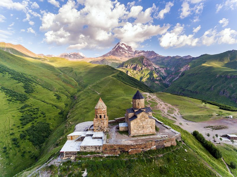 Gergeti Trinity Church Or Tsminda Sameba - Holy Trinity Church