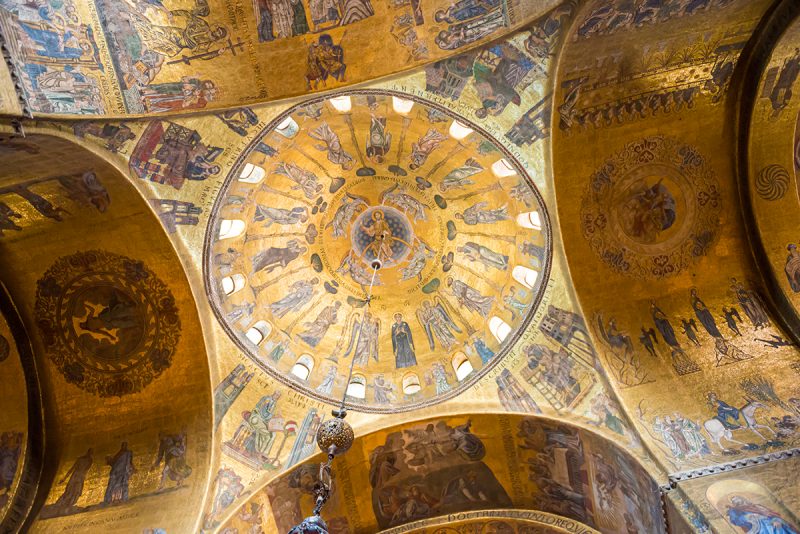 Basilica di San Marco golden dome, Venice, Italy