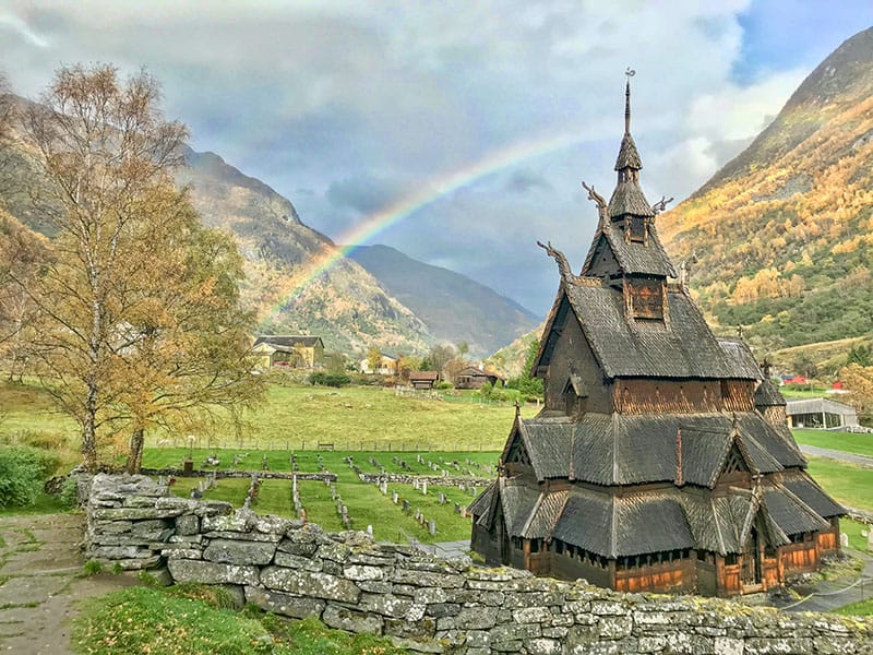 Borgund Stave Church in Norway